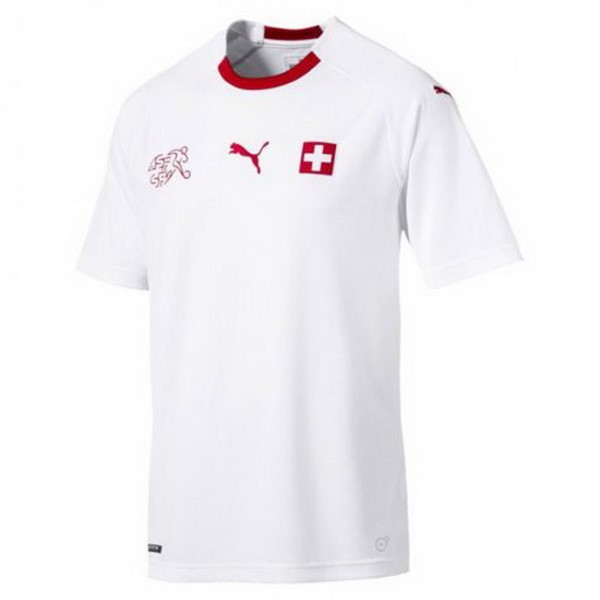 Maillot Football Suisse Exterieur 2018 Blanc